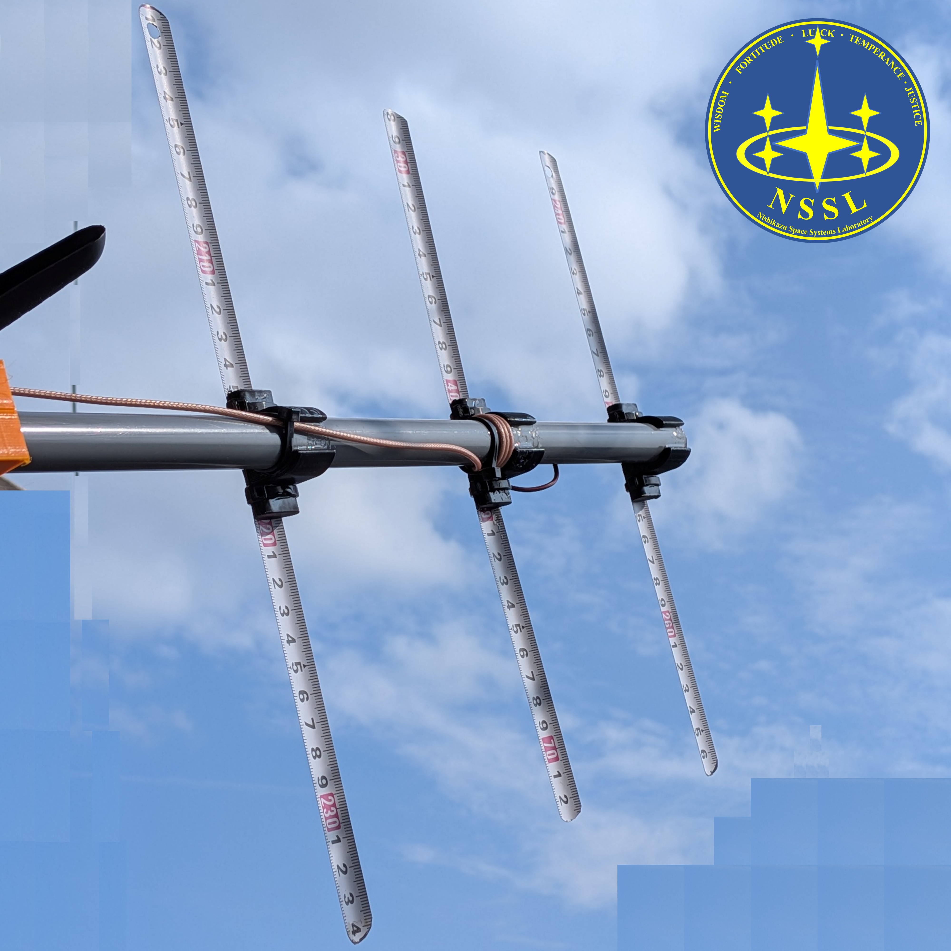 JF6FYI Nishikazu, KitaKyushu, 3-ele Yagi(UHF)